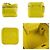 Borsa a spalla in pelle gialla Chanel Giallo - vista 2