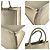 Borsa Tote Medium Christian Dior Beige - vista 4