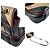 Borsa a Spalla Gucci GG Marmont Nero Beige D'oro - vista 4