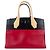 Borsa City Steamer MM Louis Vuitton Nero Rosso Beige