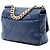 Chanel Azul Médio Couro de Cordeiro 19 Flap Azul escuro - vista 2