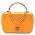Chanel Arancione Mini Caviar Trapuntato Borsa A Flap