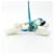 Charm Accessorio Hermès Buddy Blu Crudo Verde chiaro  - vista 3