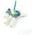 Charm Accessorio Hermès Buddy Blu Crudo Verde chiaro  - vista 4