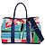 Borsa a Spalla Hermès Garden Party Pocket PM Sea, Surf e Fun Blu Multicolore