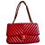 Borsa Chanel Timeless Classic Media Rossa in Pelle 25cm Rosso