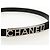Chanel Logo Belt Leather Thin Black - view 5