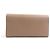 Cartera larga de cuero beige para mujer Gucci - vista 2
