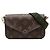 Borsa a Spalla Monogram Multi Pochette Felicie di Louis Vuitton Marrone Verde Cachi