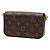 Borsa a Spalla Monogram Multi Pochette Felicie di Louis Vuitton Marrone Verde Cachi - vista 2