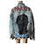 Balenciaga Denim Jacket with Graffiti Print - view 12