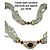 Cartier collana di perle con motivo centrale in zaffiri e circondato da brillanti Gold hardware - vista 2