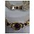 Cartier collana di perle con motivo centrale in zaffiri e circondato da brillanti Gold hardware - vista 7