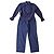 Completo pantalone Yves Saint Laurent in seta blu navy