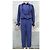 Completo pantalone Yves Saint Laurent in seta blu navy - vista 2