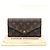 Louis Vuitton Monogramm Langgeldbörse Braun Pink - Ansicht 17