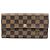 Sarah Louis Vuitton Damier Ebene Langbörse Braun