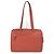 Borsa Boston in pelle arancione vintage Chanel