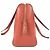 Borsa Boston in pelle arancione vintage Chanel - vista 3