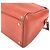 Borsa Boston in pelle arancione vintage Chanel - vista 6
