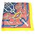 Sciarpa/Scialle Hermès Pellier Carré Jean 140 Multicolore - vista 3