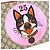 Clutch Gucci GG Supreme Dog Bosco Appliqué Rosso Beige - vista 8