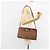 Borsa a Spalla in Tela Trotter Christian Dior Rossa Oro Auth 160953 Rosso D'oro - vista 20