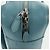 Balenciaga Borsa a mano Triangle S in pelle 2 in 1 blu chiaro argento 476975 Auth 161230 - vista 10