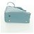 Balenciaga Borsa a mano Triangle S in pelle 2 in 1 blu chiaro argento 476975 Auth 161230 - vista 6