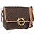 Céline Borsa a Spalla in Tela Macadam CELINE in Pelle PVC Marrone Oro Auth 161505 D'oro