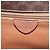 Céline Borsa a Spalla in Tela Macadam CELINE in Pelle PVC Marrone Oro Auth 161505 D'oro - vista 12