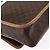 Céline Borsa a Spalla in Tela Macadam CELINE in Pelle PVC Marrone Oro Auth 161505 D'oro - vista 16