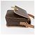 Céline Borsa a Spalla in Tela Macadam CELINE in Pelle PVC Marrone Oro Auth 161505 D'oro - vista 3