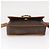 Céline Borsa a Spalla in Tela Macadam CELINE in Pelle PVC Marrone Oro Auth 161505 D'oro - vista 5