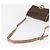 Céline Borsa a Spalla in Tela Macadam CELINE in Pelle PVC Marrone Oro Auth 161505 D'oro - vista 7