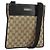 Borsa a Spalla GG Canvas Gucci Beige Argento 019 0348 Auth 161082