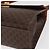 Céline Borsa a Spalla in Tela Macadam CELINE in Pelle PVC Marrone Oro Auth 161521 D'oro - vista 15