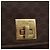Céline Borsa a Spalla in Tela Macadam CELINE in Pelle PVC Marrone Oro Auth 161521 D'oro - vista 18