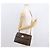 Céline Borsa a Spalla in Tela Macadam CELINE in Pelle PVC Marrone Oro Auth 161521 D'oro - vista 25