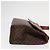 Céline Borsa a Spalla in Tela Macadam CELINE in Pelle PVC Marrone Oro Auth 161521 D'oro - vista 3