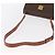 Céline Borsa a Spalla in Tela Macadam CELINE in Pelle PVC Marrone Oro Auth 161521 D'oro - vista 7
