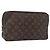 LOUIS VUITTON Monogram Trousse Toilette 28 Bolsa Clutch M47522 LV Auth 161479 Monograma