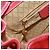 Bamboo GUCCI Bambus-Rucksack Wildleder Rot Gold 003 1998 0030 Auth gh1510 Golden - Ansicht 25