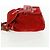 Bamboo GUCCI Bambus-Rucksack Wildleder Rot Gold 003 1998 0030 Auth gh1510 Golden - Ansicht 3