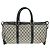 Gucci Borsa Boston GG Supreme in PVC Navy Gold Auth gh1530 D'oro Blu navy - vista 2