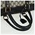 Gucci Borsa Boston GG Supreme in PVC Navy Gold Auth gh1530 D'oro Blu navy - vista 8