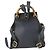 Zaino in suede Gucci Bamboo blu navy oro 003 1705 0030 Auth 158464 D'oro - vista 2