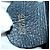 Zaino in suede Gucci Bamboo blu navy oro 003 1705 0030 Auth 158464 D'oro - vista 23