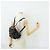 Zaino in suede Gucci Bamboo blu navy oro 003 1705 0030 Auth 158464 D'oro - vista 28
