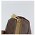 Céline Borsa a mano in tela Macadam CELINE in pelle PVC marrone oro Auth 161274 D'oro - vista 17